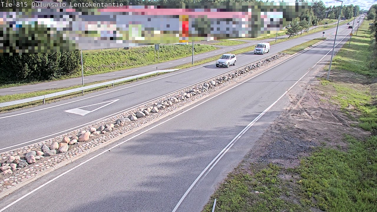Weather Camera Image Road 816 Oulunsalo, Lentokentäntie, Oulu, Pohjois-Pohjanmaa