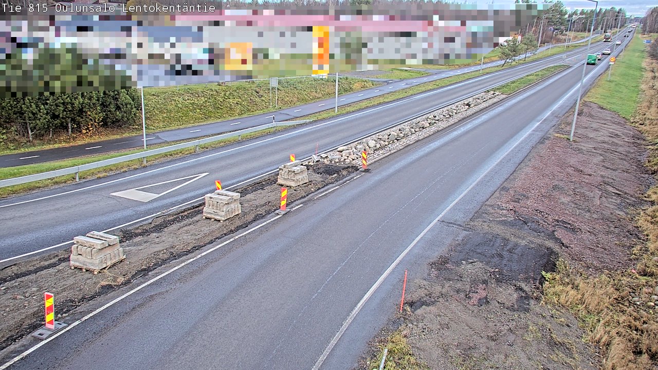 Kelikamerat Kuva Tie 816 Oulunsalo, Lentokentäntie, Oulu, Pohjois-Pohjanmaa