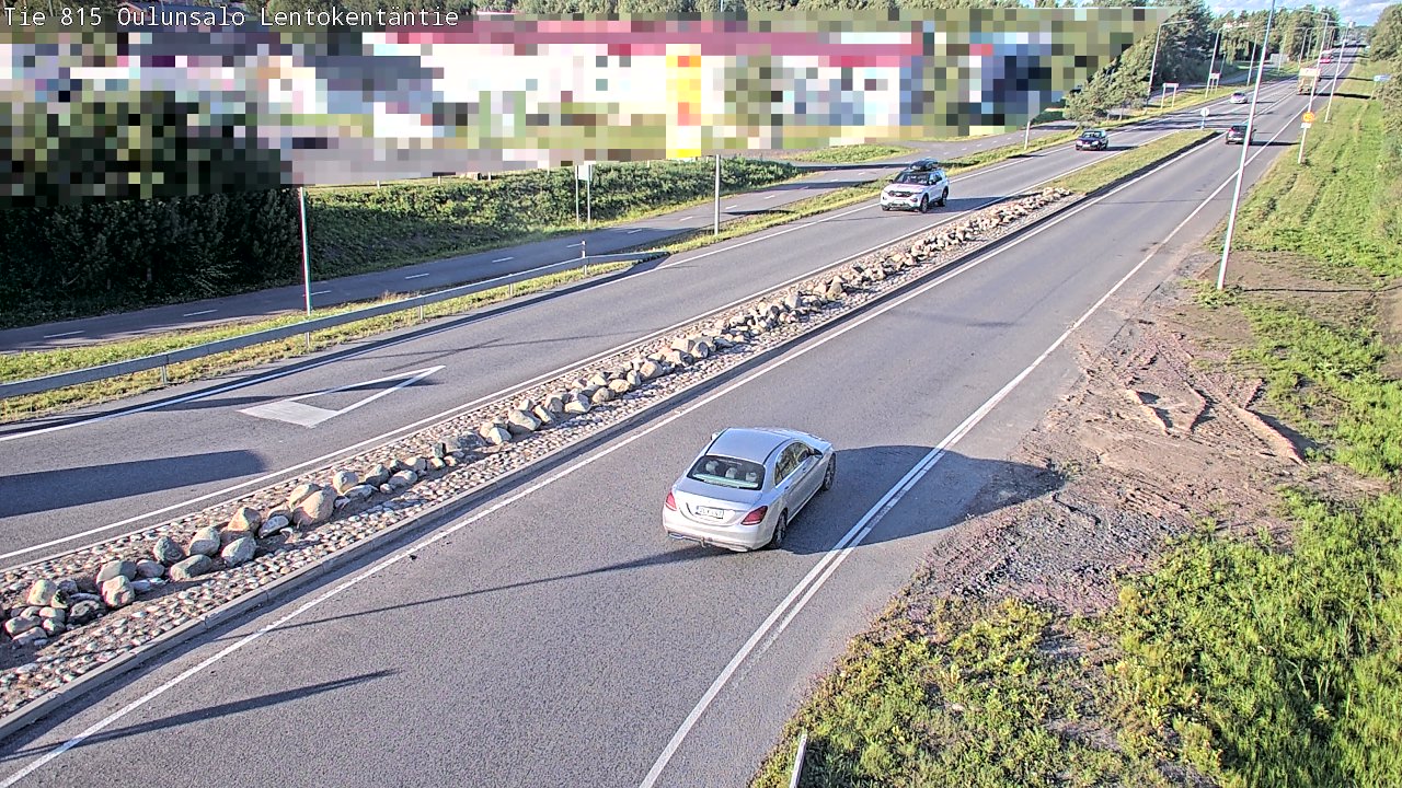 Kelikamerat Kuva Tie 816 Oulunsalo, Lentokentäntie, Oulu, Pohjois-Pohjanmaa