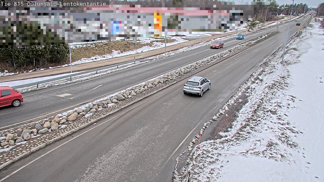 Kelikamerat Kuva Tie 816 Oulunsalo, Lentokentäntie, Oulu, Pohjois-Pohjanmaa