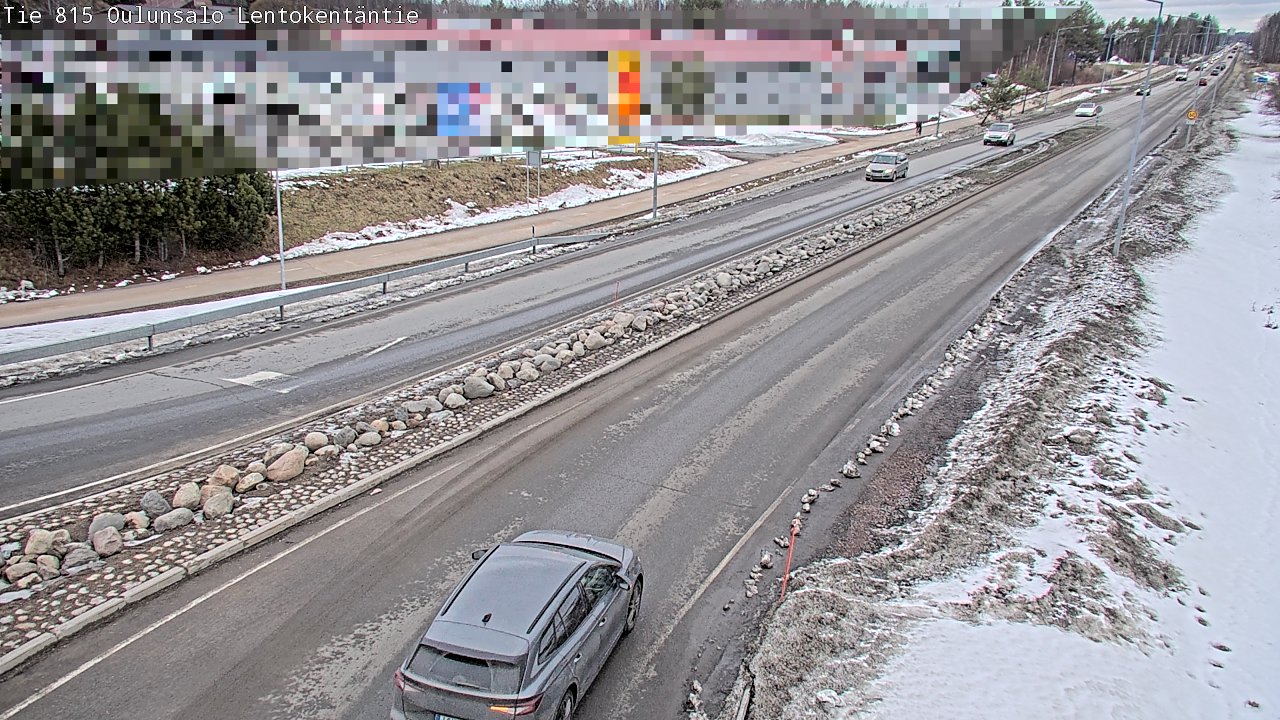 Kelikamerat Kuva Tie 816 Oulunsalo, Lentokentäntie, Oulu, Pohjois-Pohjanmaa