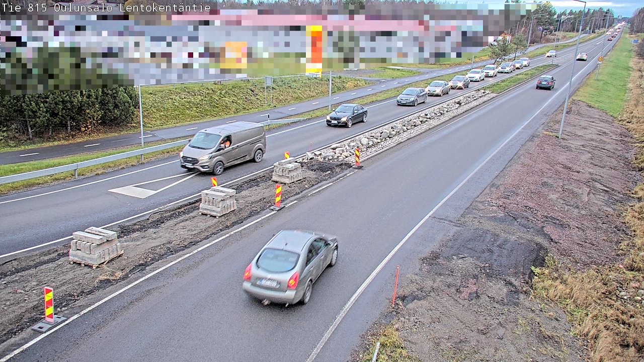 Kelikamerat Kuva Tie 816 Oulunsalo, Lentokentäntie, Oulu, Pohjois-Pohjanmaa