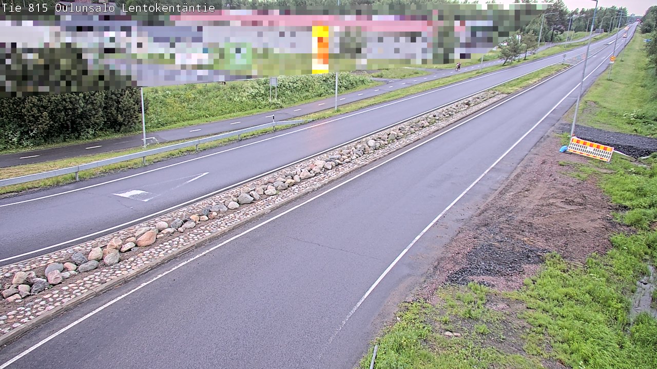 Kelikamerat Kuva Tie 816 Oulunsalo, Lentokentäntie, Oulu, Pohjois-Pohjanmaa