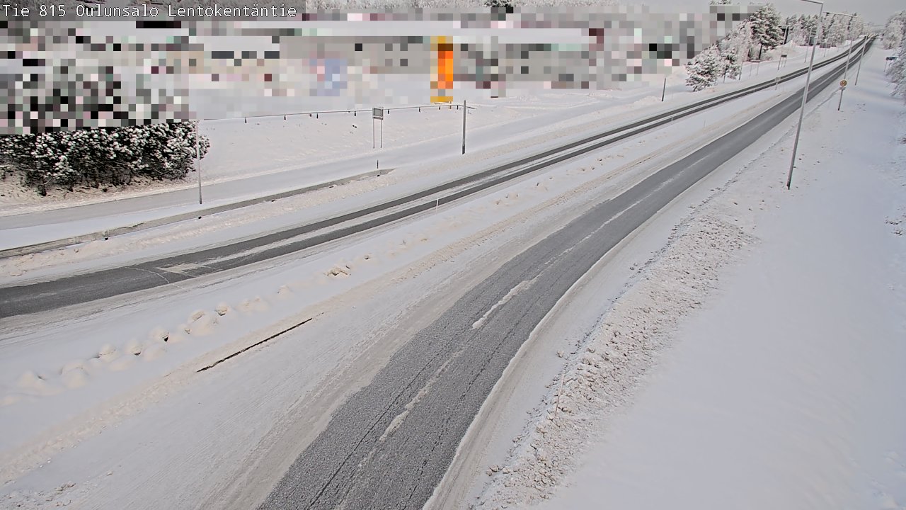 Kelikamerat Kuva Tie 816 Oulunsalo, Lentokentäntie, Oulu, Pohjois-Pohjanmaa