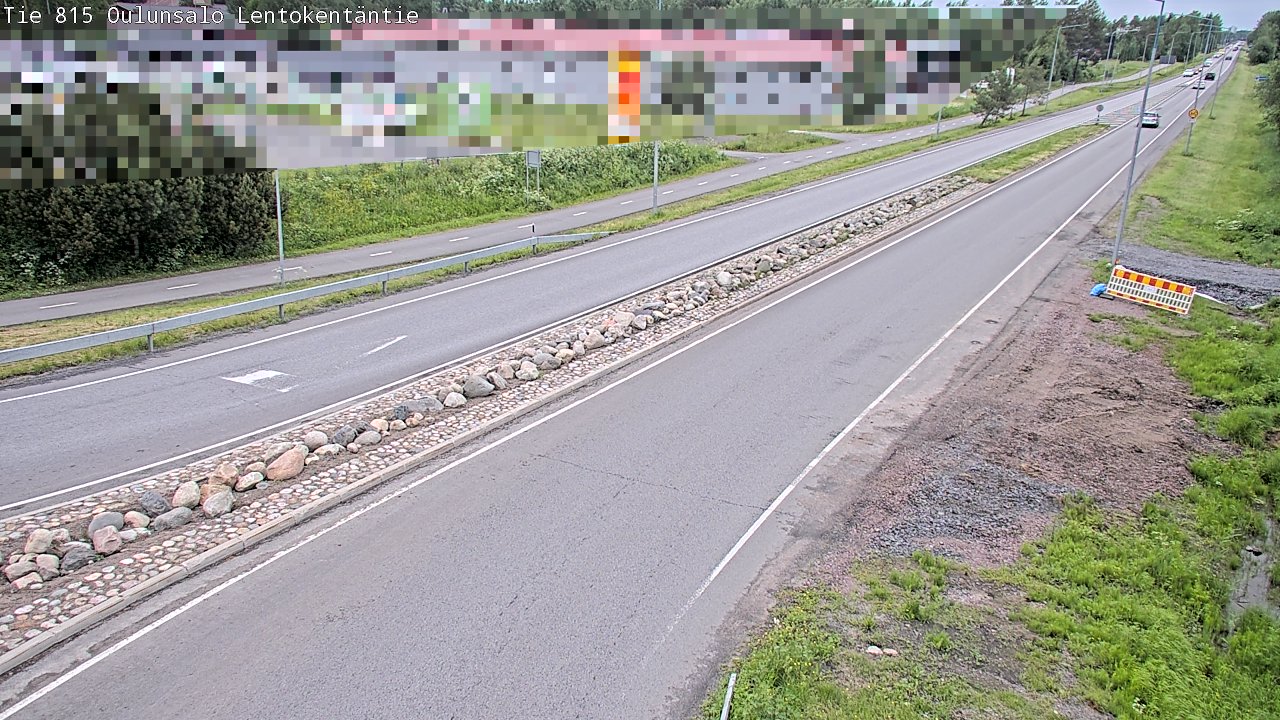 Kelikamerat Kuva Tie 816 Oulunsalo, Lentokentäntie, Oulu, Pohjois-Pohjanmaa