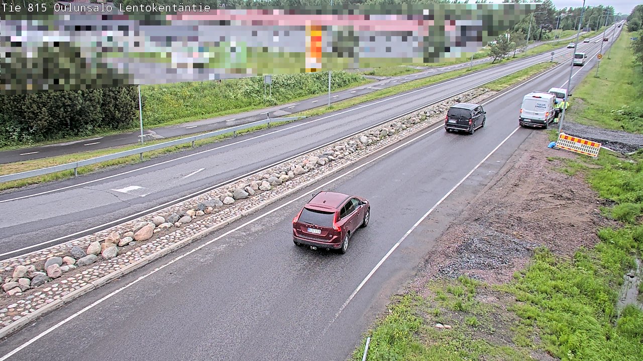 Kelikamerat Kuva Tie 816 Oulunsalo, Lentokentäntie, Oulu, Pohjois-Pohjanmaa