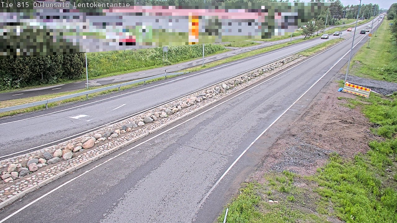 Kelikamerat Kuva Tie 816 Oulunsalo, Lentokentäntie, Oulu, Pohjois-Pohjanmaa