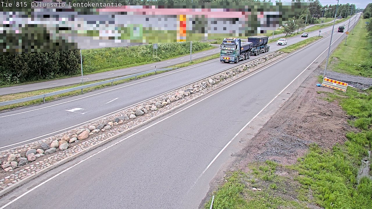 Kelikamerat Kuva Tie 816 Oulunsalo, Lentokentäntie, Oulu, Pohjois-Pohjanmaa