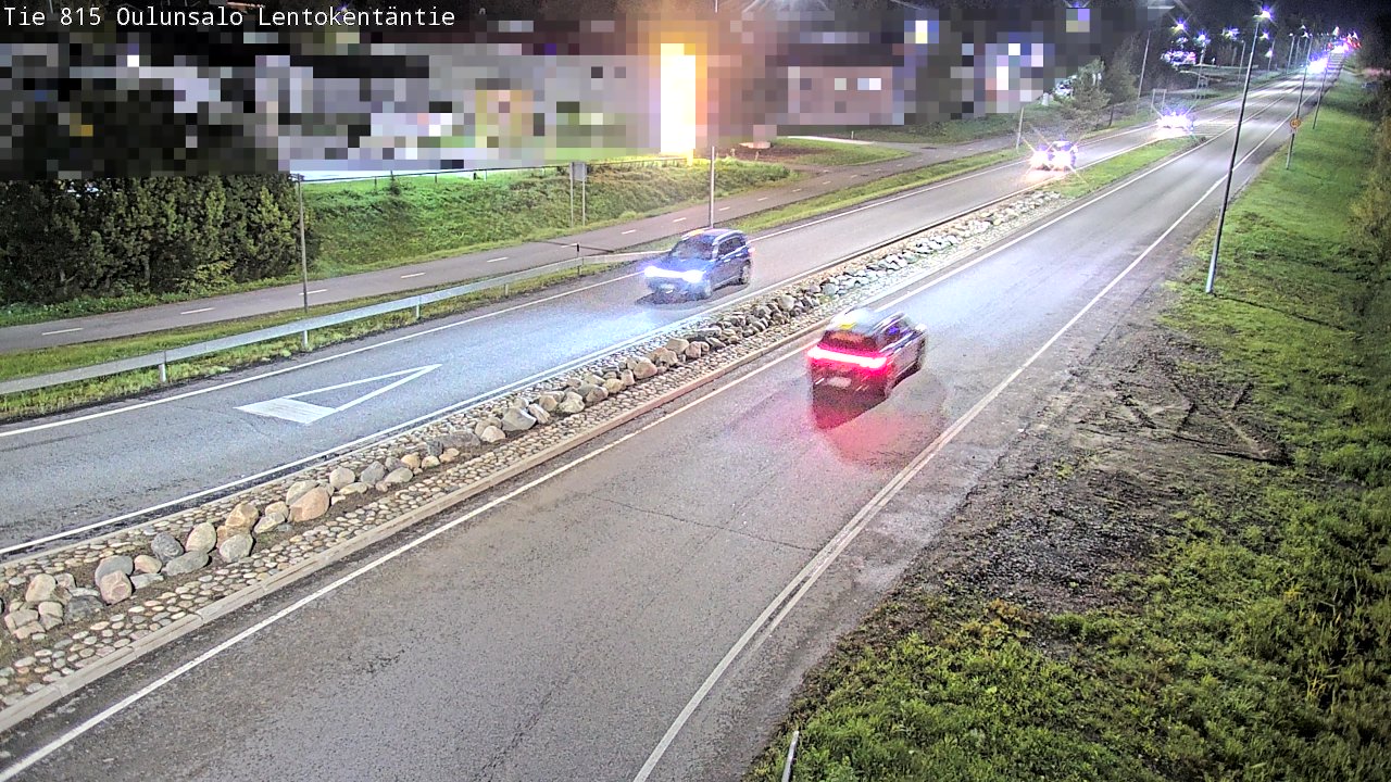 Weather Camera Image Road 816 Oulunsalo, Lentokentäntie, Oulu, Pohjois-Pohjanmaa