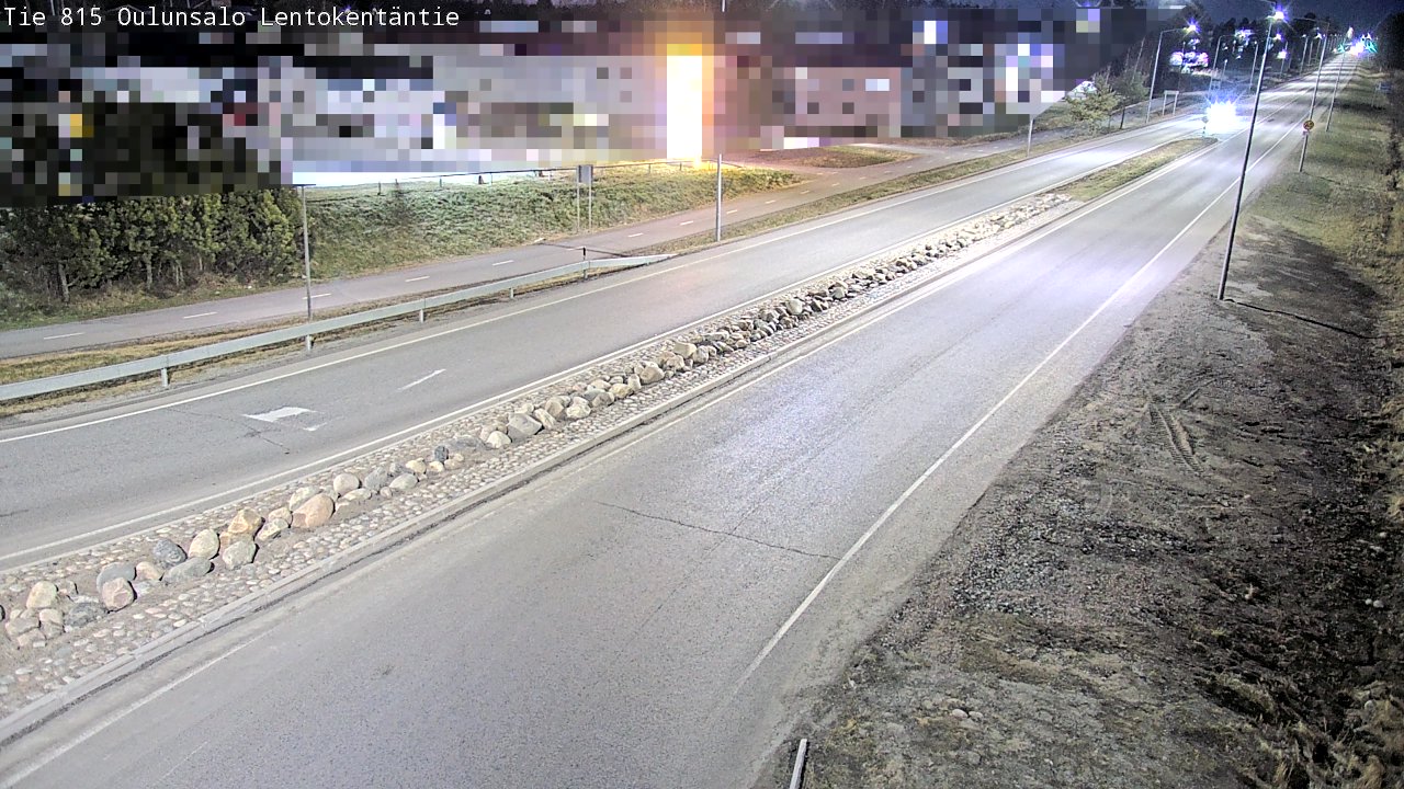 Kelikamerat Kuva Tie 816 Oulunsalo, Lentokentäntie, Oulu, Pohjois-Pohjanmaa