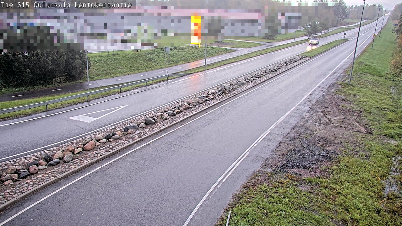Weather Camera Image Road 816 Oulunsalo, Lentokentäntie, Oulu, Pohjois-Pohjanmaa