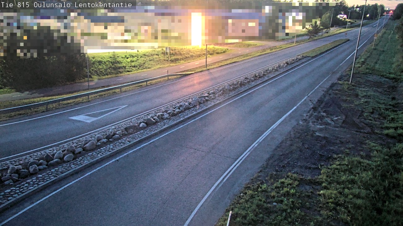 Kelikamerat Kuva Tie 816 Oulunsalo, Lentokentäntie, Oulu, Pohjois-Pohjanmaa