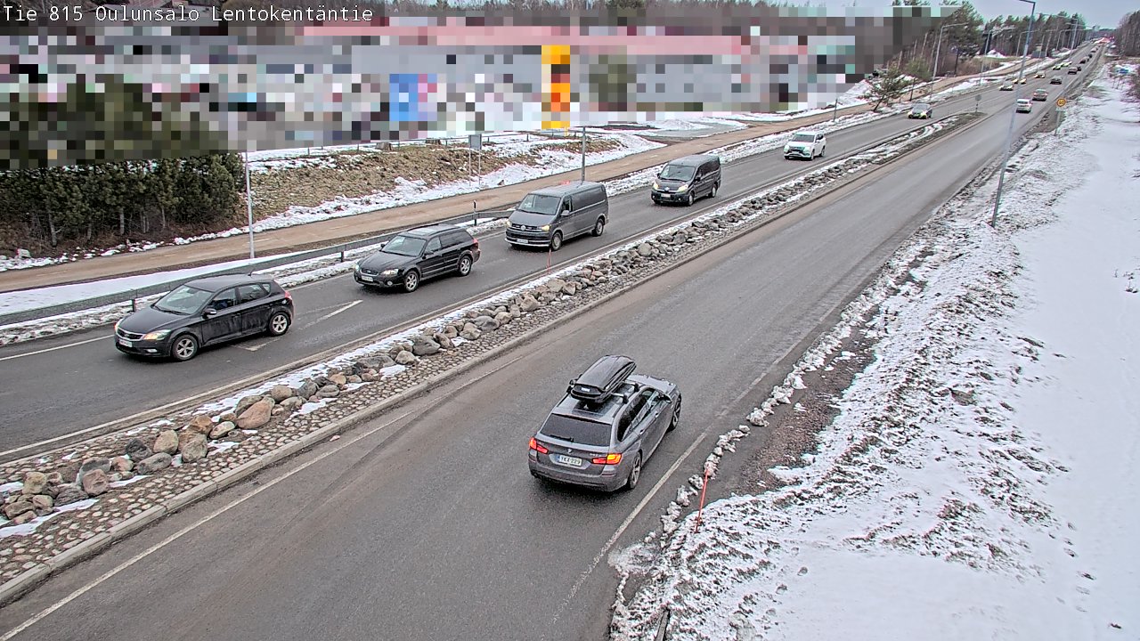 Kelikamerat Kuva Tie 816 Oulunsalo, Lentokentäntie, Oulu, Pohjois-Pohjanmaa