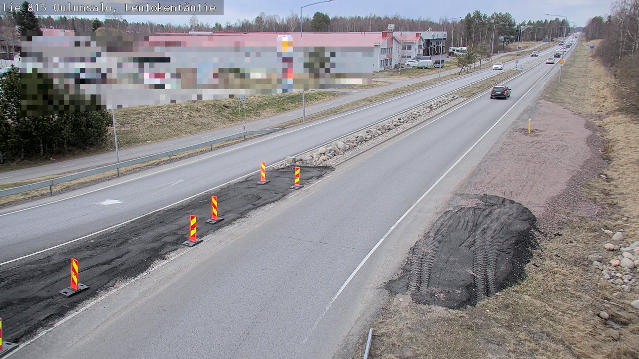 Kelikamerat Kuva Tie 816 Oulunsalo, Lentokentäntie, Oulu, Pohjois-Pohjanmaa