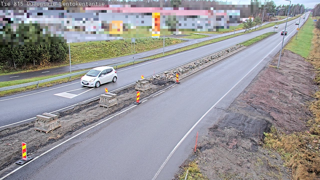 Kelikamerat Kuva Tie 816 Oulunsalo, Lentokentäntie, Oulu, Pohjois-Pohjanmaa