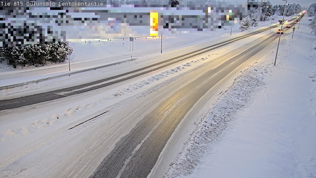 Kelikamerat Kuva Tie 816 Oulunsalo, Lentokentäntie, Oulu, Pohjois-Pohjanmaa