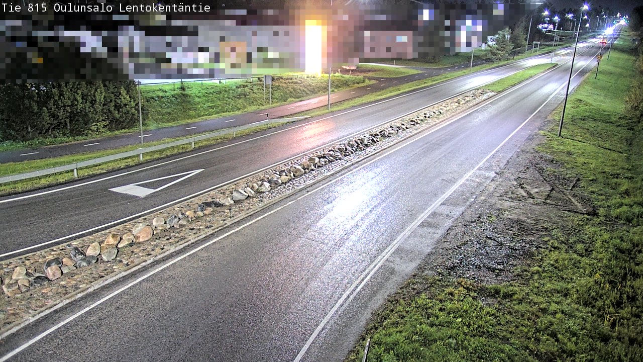 Weather Camera Image Road 816 Oulunsalo, Lentokentäntie, Oulu, Pohjois-Pohjanmaa