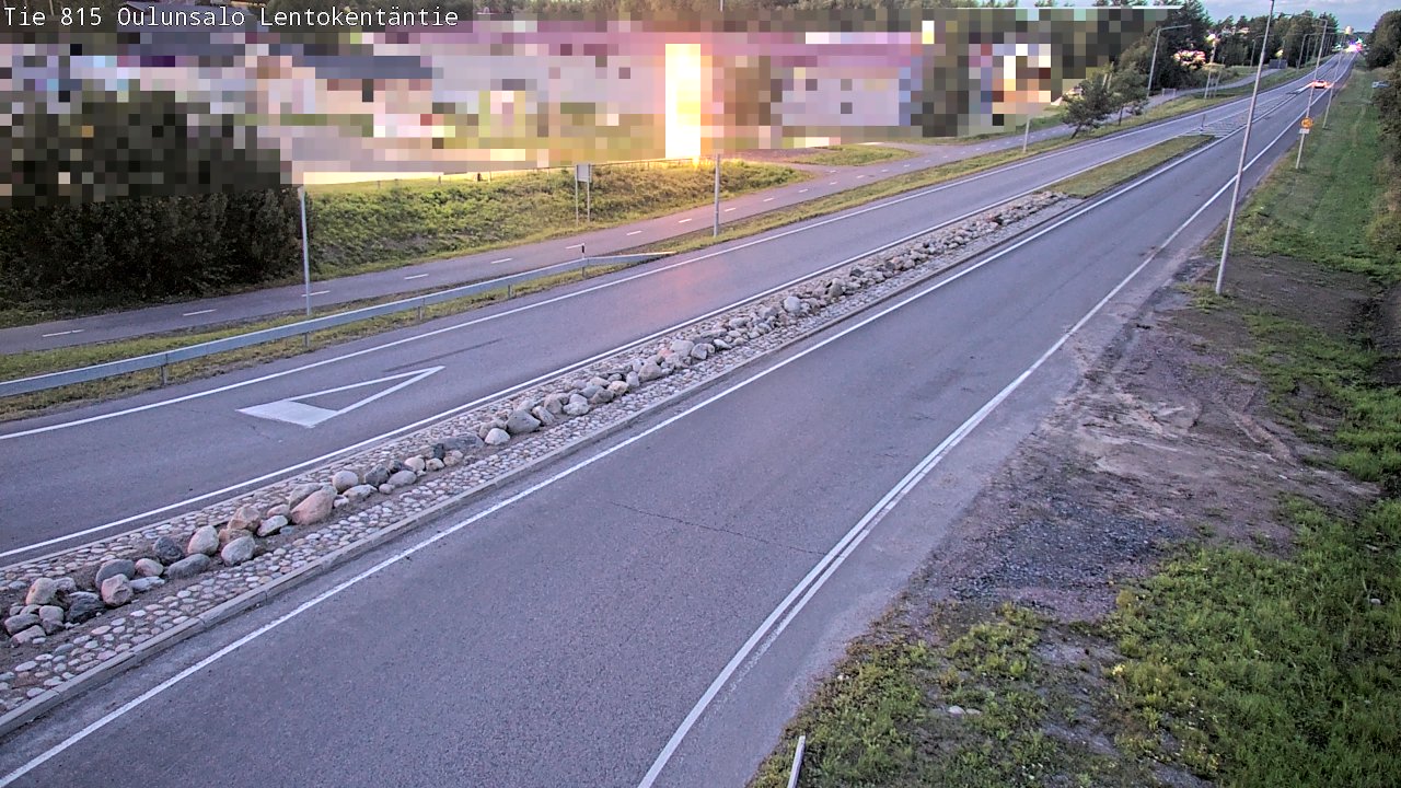 Kelikamerat Kuva Tie 816 Oulunsalo, Lentokentäntie, Oulu, Pohjois-Pohjanmaa
