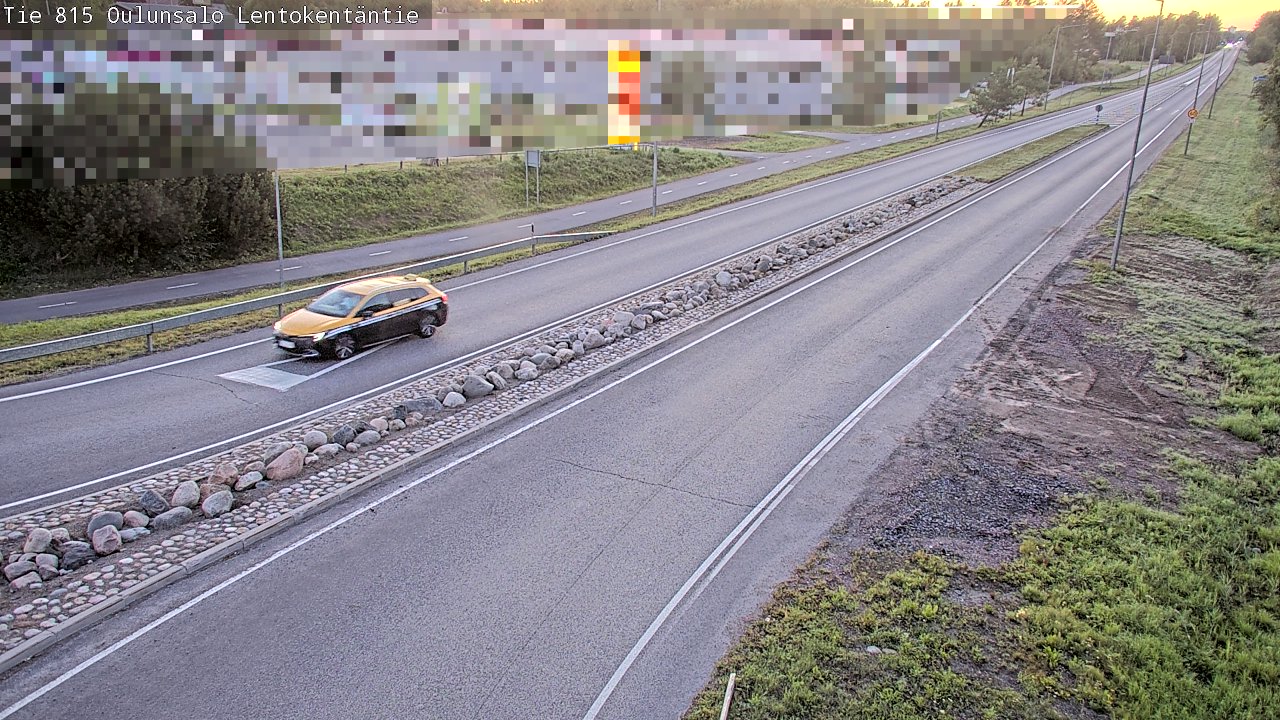 Kelikamerat Kuva Tie 816 Oulunsalo, Lentokentäntie, Oulu, Pohjois-Pohjanmaa