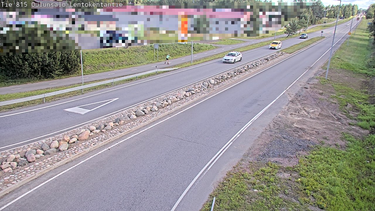 Kelikamerat Kuva Tie 816 Oulunsalo, Lentokentäntie, Oulu, Pohjois-Pohjanmaa