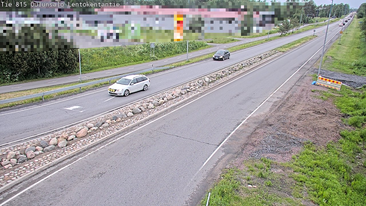 Kelikamerat Kuva Tie 816 Oulunsalo, Lentokentäntie, Oulu, Pohjois-Pohjanmaa