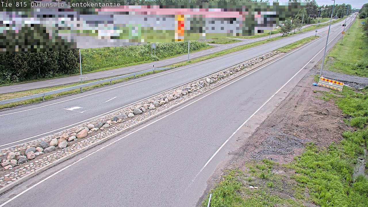 Kelikamerat Kuva Tie 816 Oulunsalo, Lentokentäntie, Oulu, Pohjois-Pohjanmaa