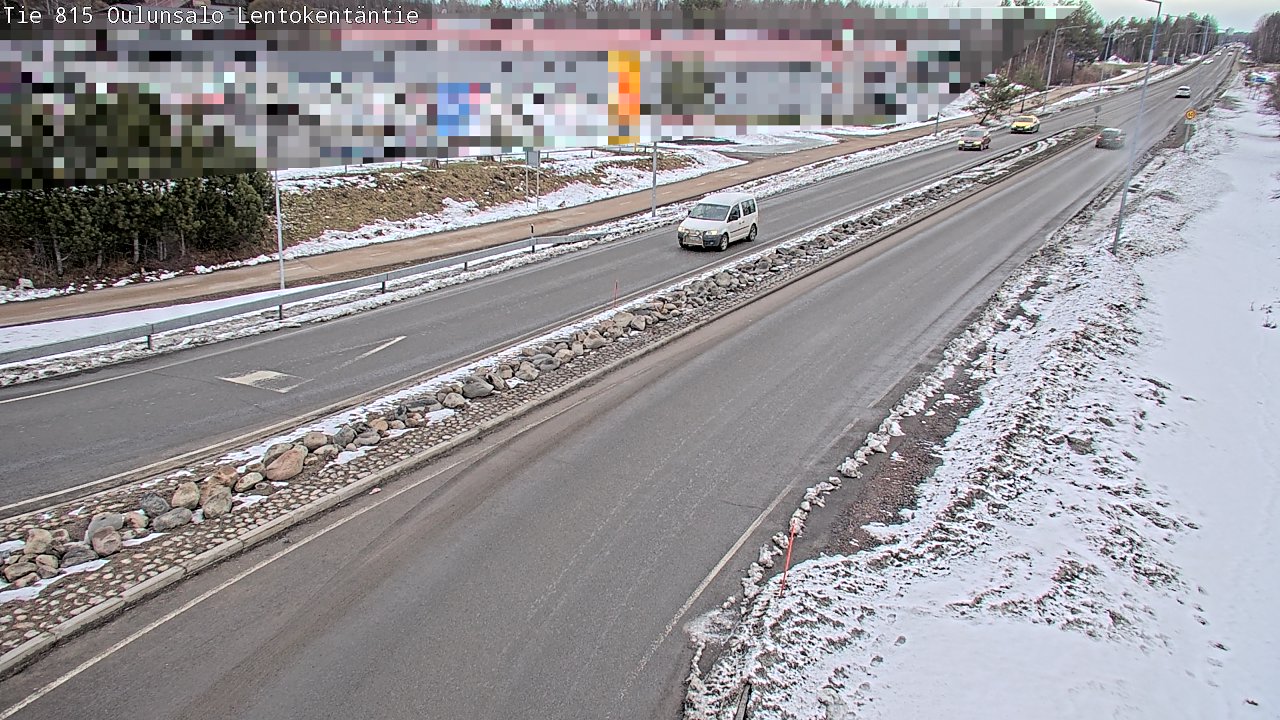 Kelikamerat Kuva Tie 816 Oulunsalo, Lentokentäntie, Oulu, Pohjois-Pohjanmaa