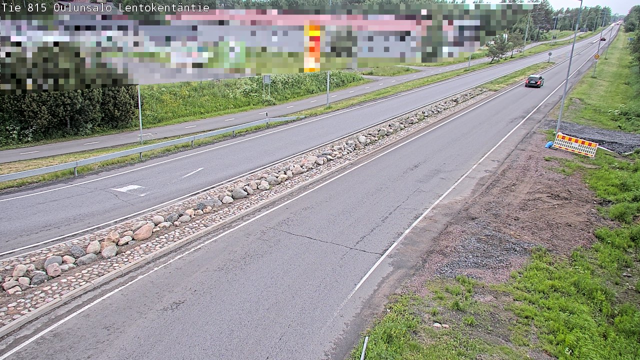 Kelikamerat Kuva Tie 816 Oulunsalo, Lentokentäntie, Oulu, Pohjois-Pohjanmaa