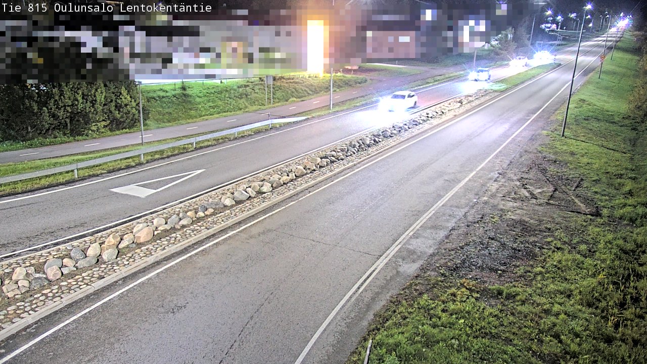 Weather Camera Image Road 816 Oulunsalo, Lentokentäntie, Oulu, Pohjois-Pohjanmaa