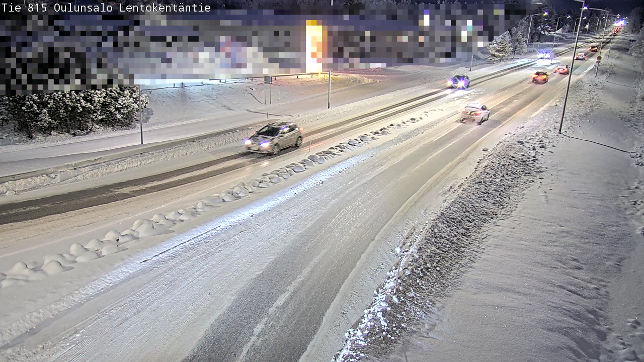 Kelikamerat Kuva Tie 816 Oulunsalo, Lentokentäntie, Oulu, Pohjois-Pohjanmaa