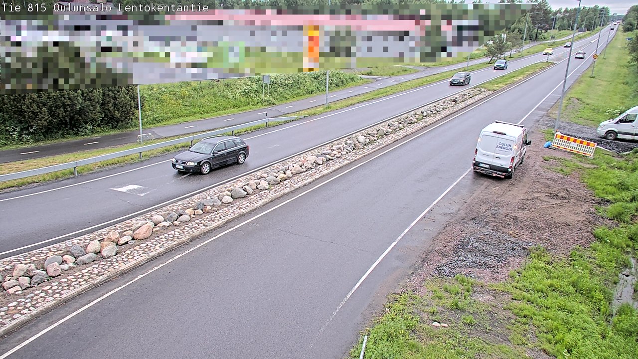 Kelikamerat Kuva Tie 816 Oulunsalo, Lentokentäntie, Oulu, Pohjois-Pohjanmaa