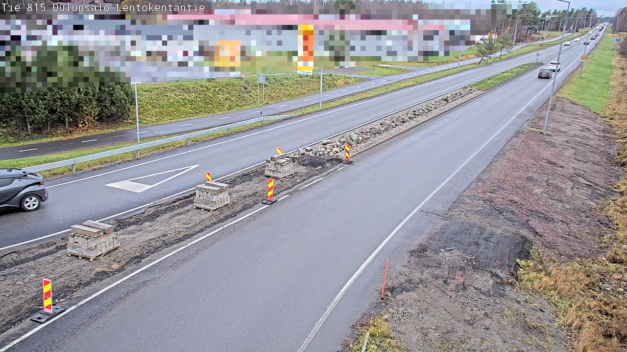 Kelikamerat Kuva Tie 816 Oulunsalo, Lentokentäntie, Oulu, Pohjois-Pohjanmaa