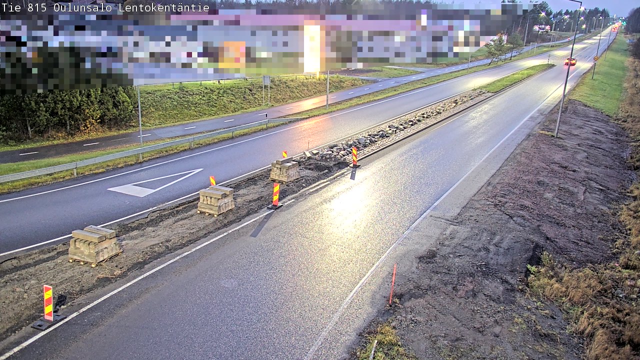 Kelikamerat Kuva Tie 816 Oulunsalo, Lentokentäntie, Oulu, Pohjois-Pohjanmaa