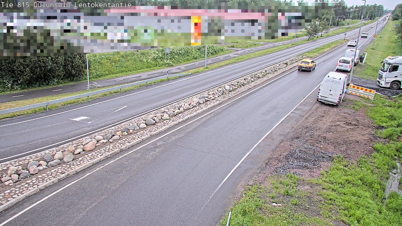 Kelikamerat Kuva Tie 816 Oulunsalo, Lentokentäntie, Oulu, Pohjois-Pohjanmaa