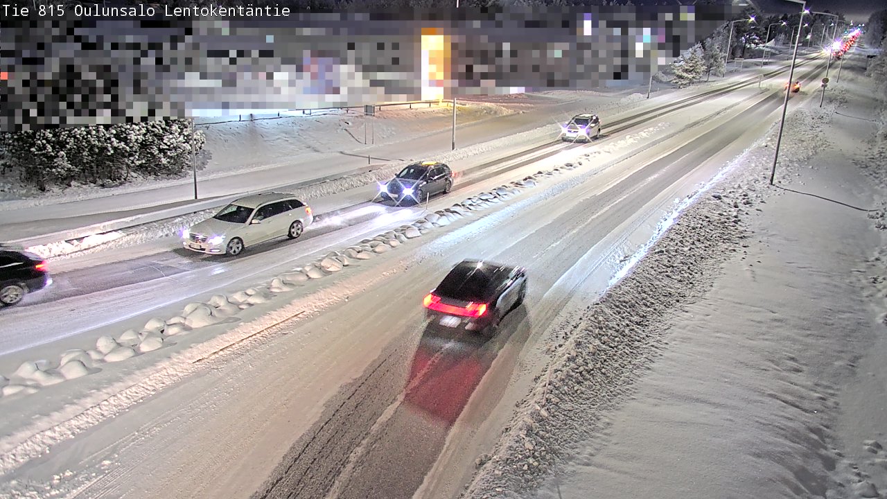 Kelikamerat Kuva Tie 816 Oulunsalo, Lentokentäntie, Oulu, Pohjois-Pohjanmaa