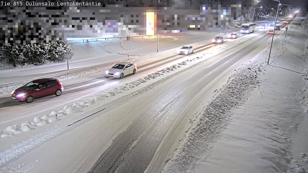 Weather Camera Image Road 816 Oulunsalo, Lentokentäntie, Oulu, Pohjois-Pohjanmaa