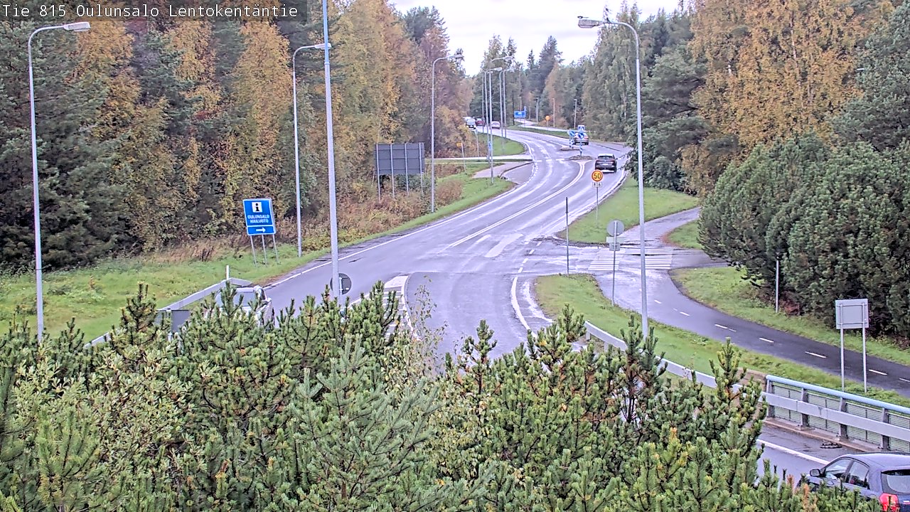 Kelikamerat Kuva Tie 816 Oulunsalo, Lentokentäntie, Oulu, Pohjois-Pohjanmaa