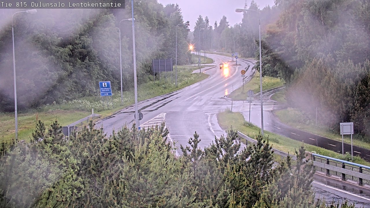 Kelikamerat Kuva Tie 816 Oulunsalo, Lentokentäntie, Oulu, Pohjois-Pohjanmaa