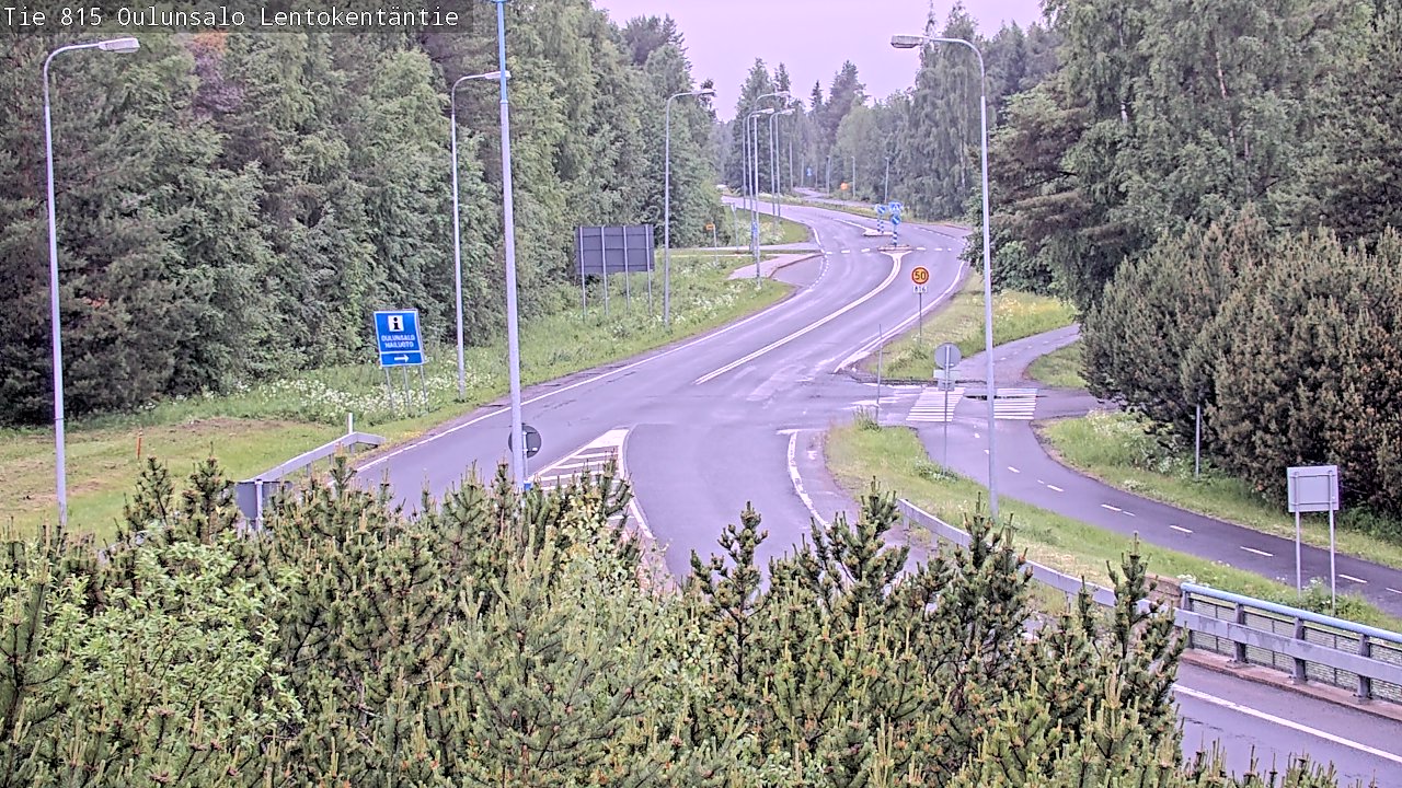 Kelikamerat Kuva Tie 816 Oulunsalo, Lentokentäntie, Oulu, Pohjois-Pohjanmaa