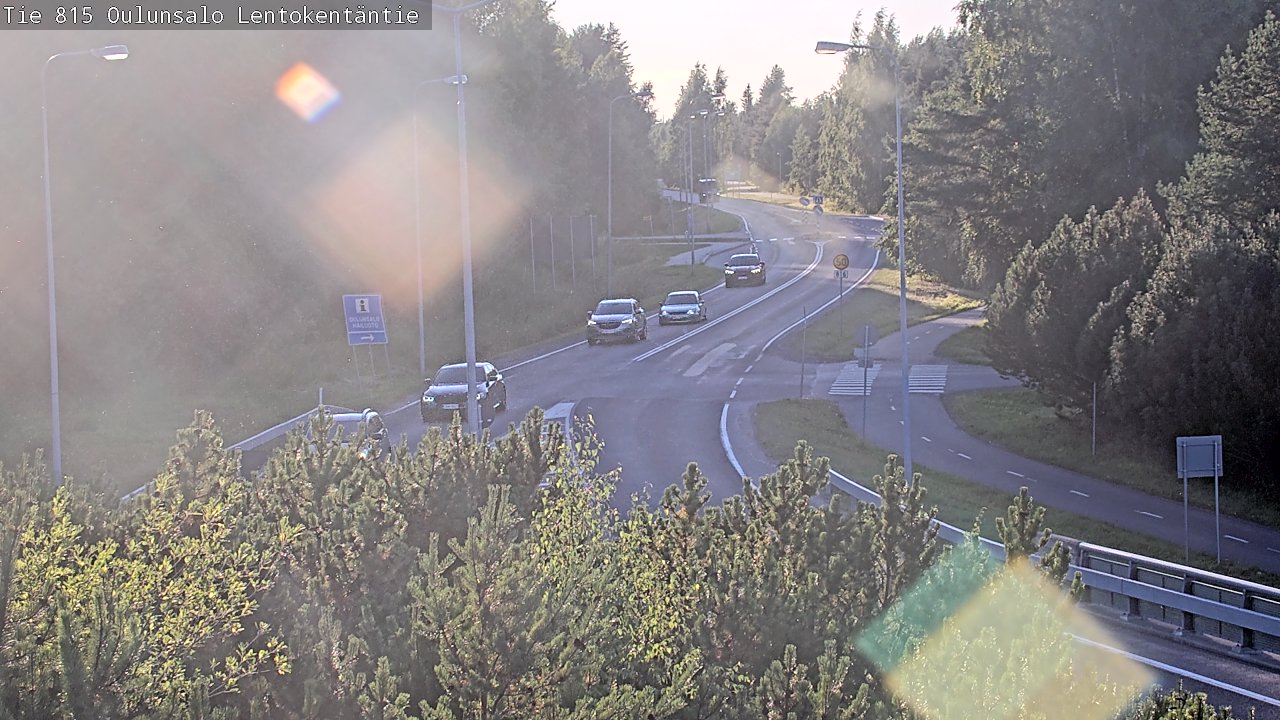 Kelikamerat Kuva Tie 816 Oulunsalo, Lentokentäntie, Oulu, Pohjois-Pohjanmaa