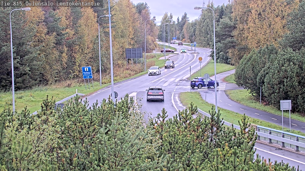 Kelikamerat Kuva Tie 816 Oulunsalo, Lentokentäntie, Oulu, Pohjois-Pohjanmaa
