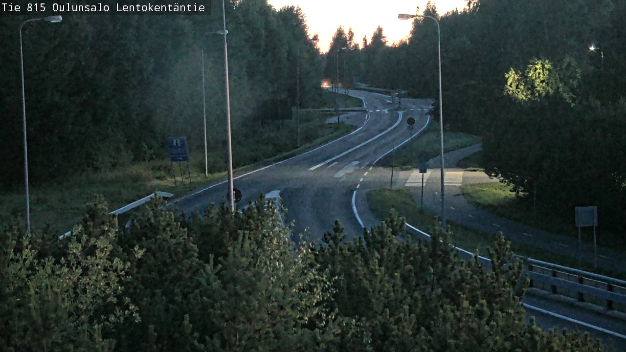 Kelikamerat Kuva Tie 816 Oulunsalo, Lentokentäntie, Oulu, Pohjois-Pohjanmaa