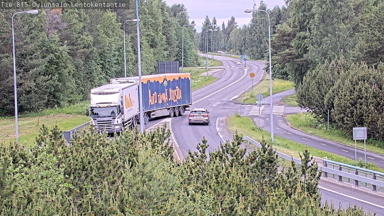 Kelikamerat Kuva Tie 816 Oulunsalo, Lentokentäntie, Oulu, Pohjois-Pohjanmaa