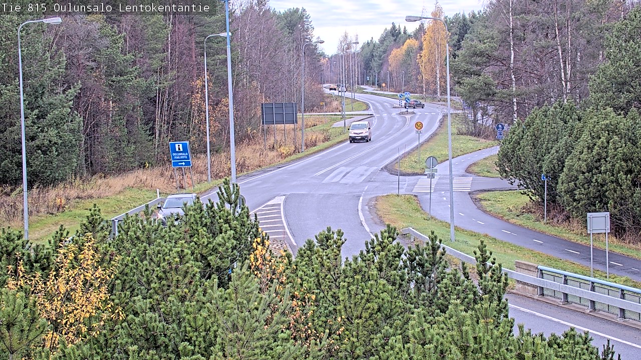 Kelikamerat Kuva Tie 816 Oulunsalo, Lentokentäntie, Oulu, Pohjois-Pohjanmaa