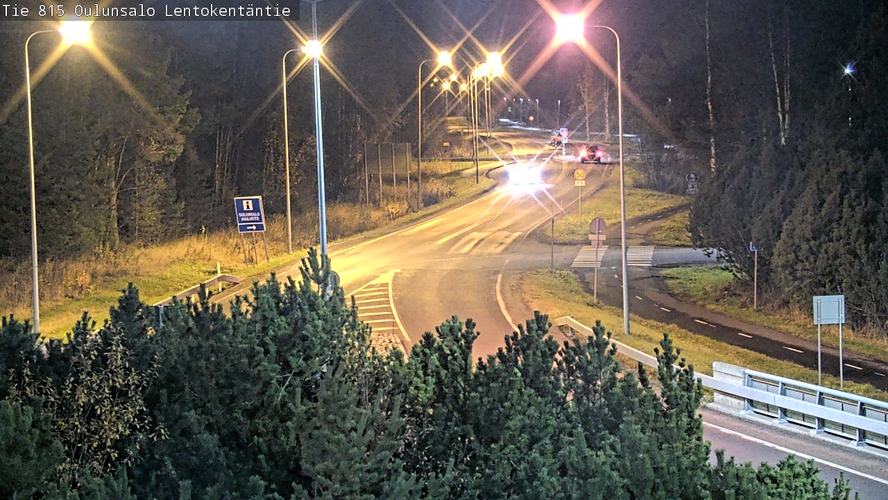 Kelikamerat Kuva Tie 816 Oulunsalo, Lentokentäntie, Oulu, Pohjois-Pohjanmaa