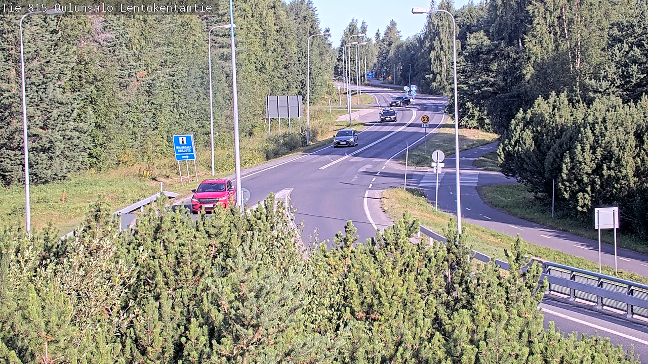 Weather Camera Image Road 816 Oulunsalo, Lentokentäntie, Oulu, Pohjois-Pohjanmaa