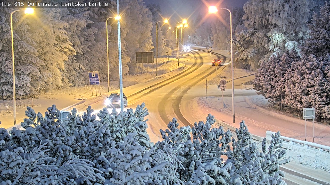 Kelikamerat Kuva Tie 816 Oulunsalo, Lentokentäntie, Oulu, Pohjois-Pohjanmaa