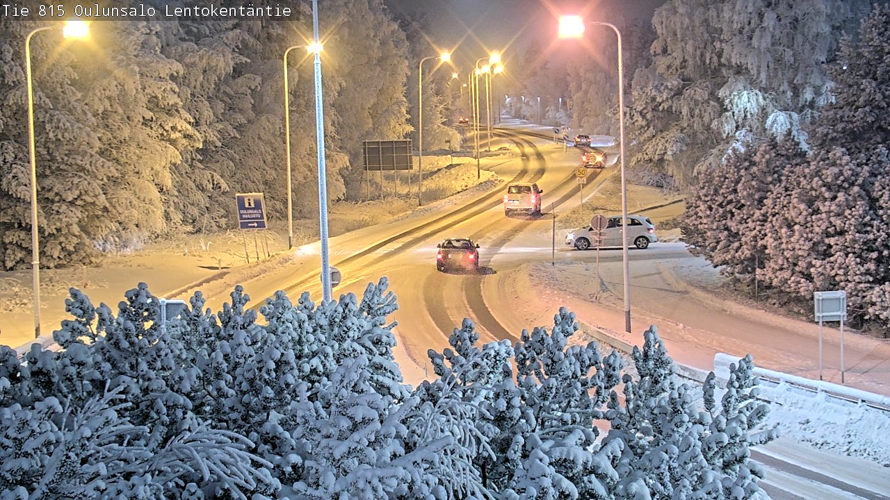 Kelikamerat Kuva Tie 816 Oulunsalo, Lentokentäntie, Oulu, Pohjois-Pohjanmaa