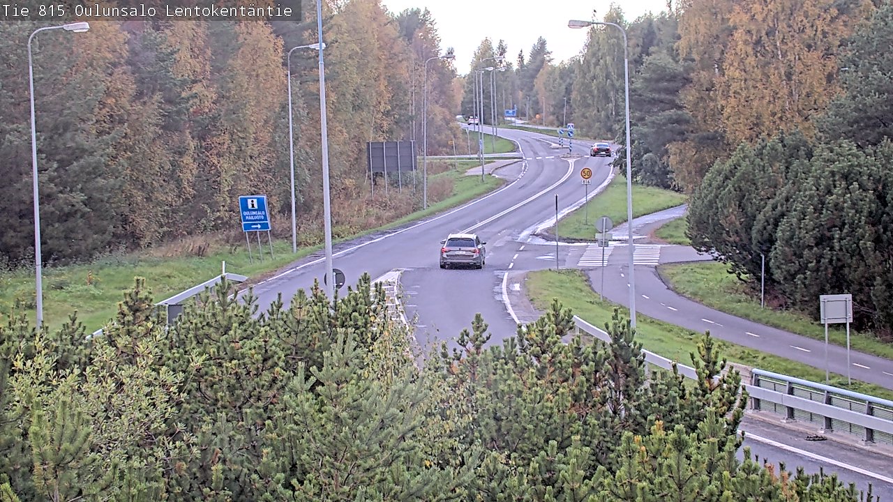 Kelikamerat Kuva Tie 816 Oulunsalo, Lentokentäntie, Oulu, Pohjois-Pohjanmaa