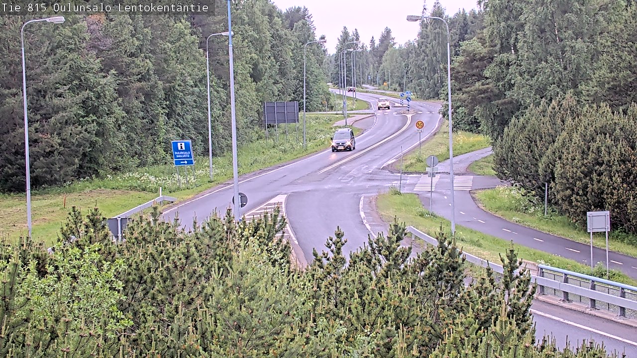 Kelikamerat Kuva Tie 816 Oulunsalo, Lentokentäntie, Oulu, Pohjois-Pohjanmaa